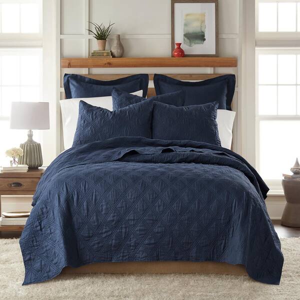 levtex home washed linen quilt