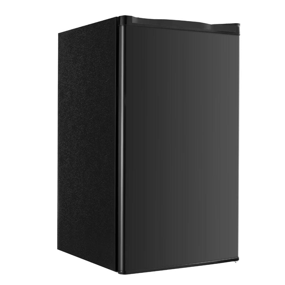 3.2 Cu Ft Compact Mini Fridge, Single Door, Adjustable Temp, Glass Shelf, Reversible Door, Quiet for Dorm