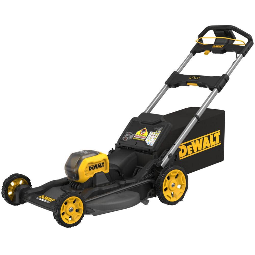 DEWALT 21 in. 60-Volt MAX Brushless Electric Push Mower with (2) 9.0 Ah Batteries and (2) Chargers DCMWP600X2 - The Home Depot