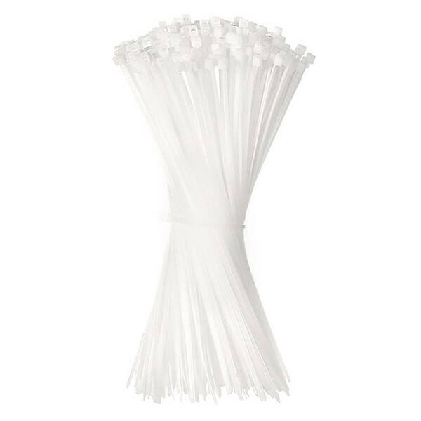 25 pc Cable Zip Ties Wire Straps 600 mm 24" Clear 175 lbs Heavy Duty Duct Straps 
