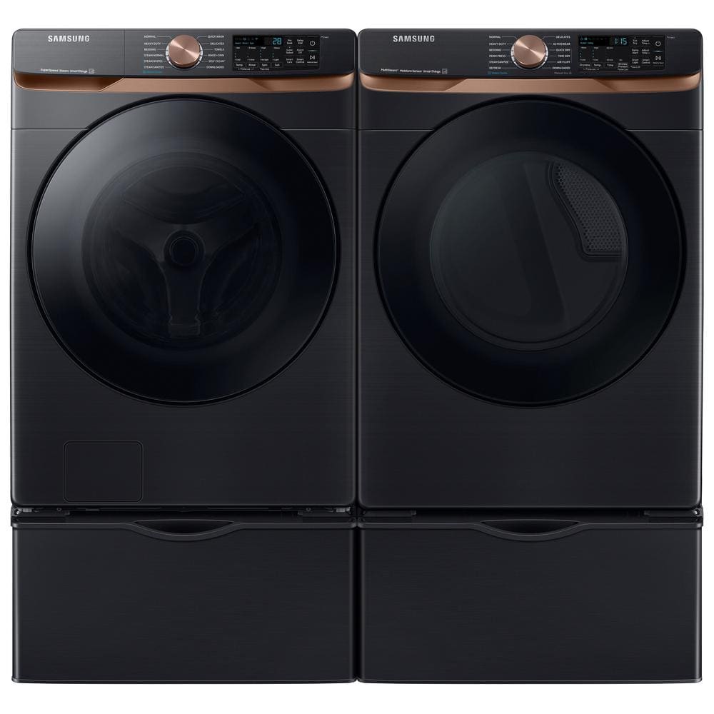 Samsung 5.0 cu. ft. Brushed Black Smart Front Load Washer