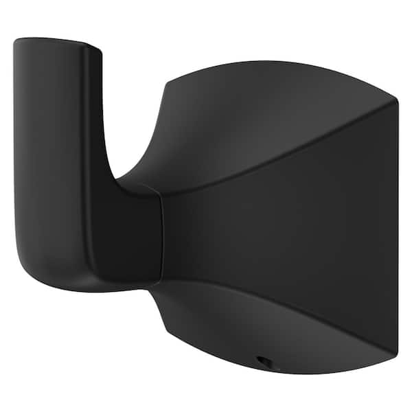 Bruxie J-Hook Robe/Towel Hook in Matte Black
