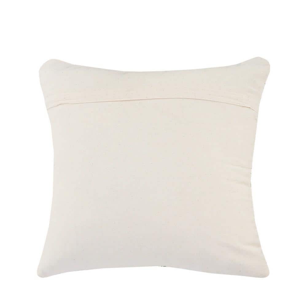 Nomad 20" Square Multicolor Cotton Geometric Throw Pillow