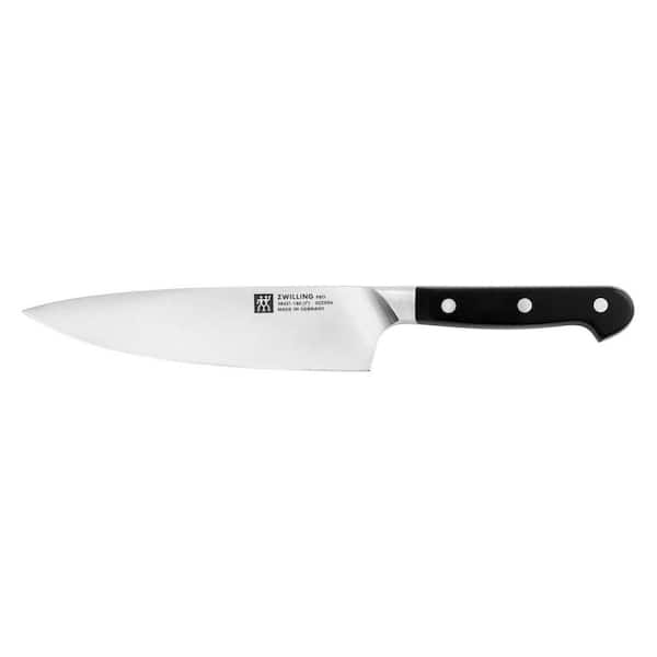 ZWILLING Pro 7 in. Stainless Steel Full Tang Chef's Knife with Plastic Handle