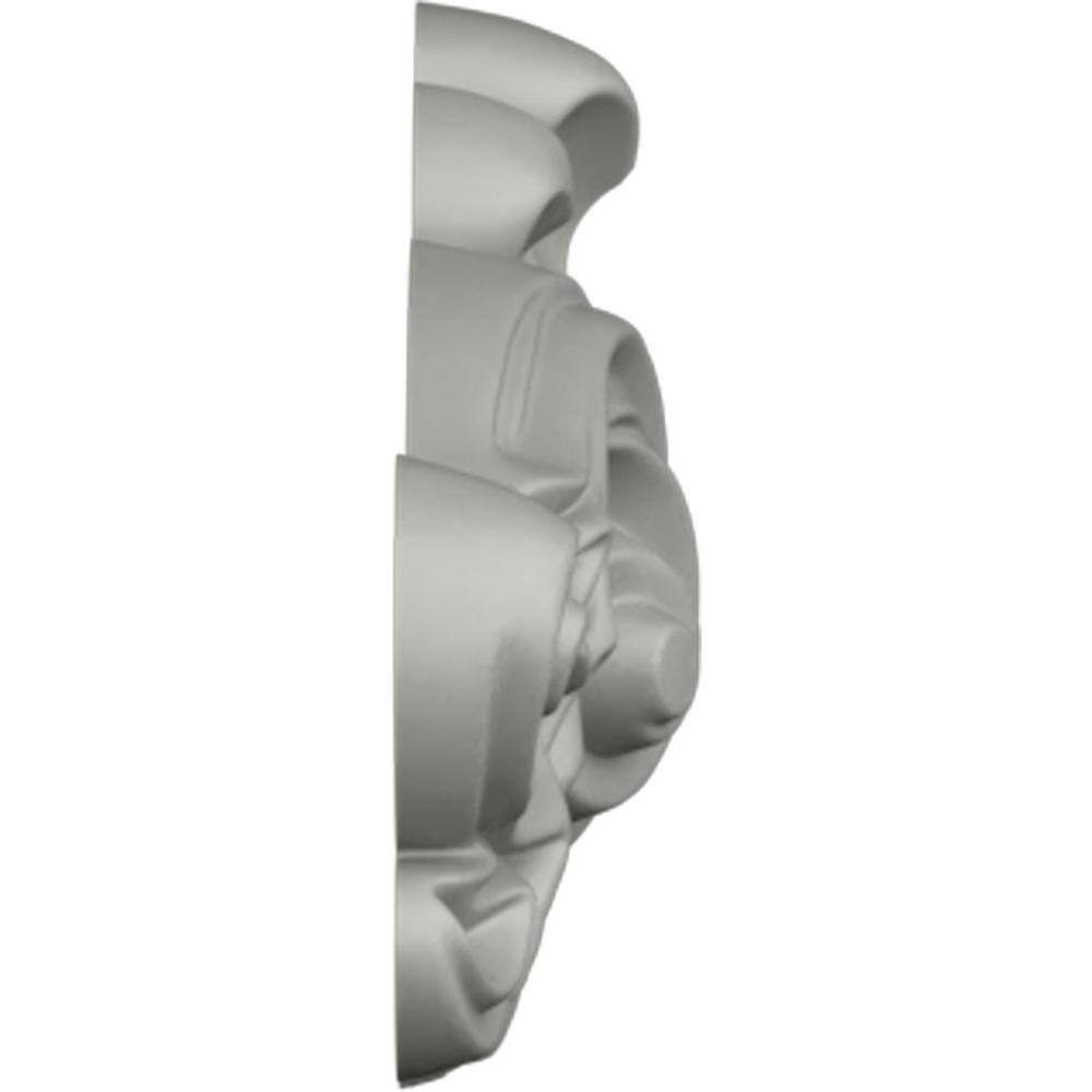 Primed Architectural Urethane Scroll Onlay 7.25'' H x 23.5'' W