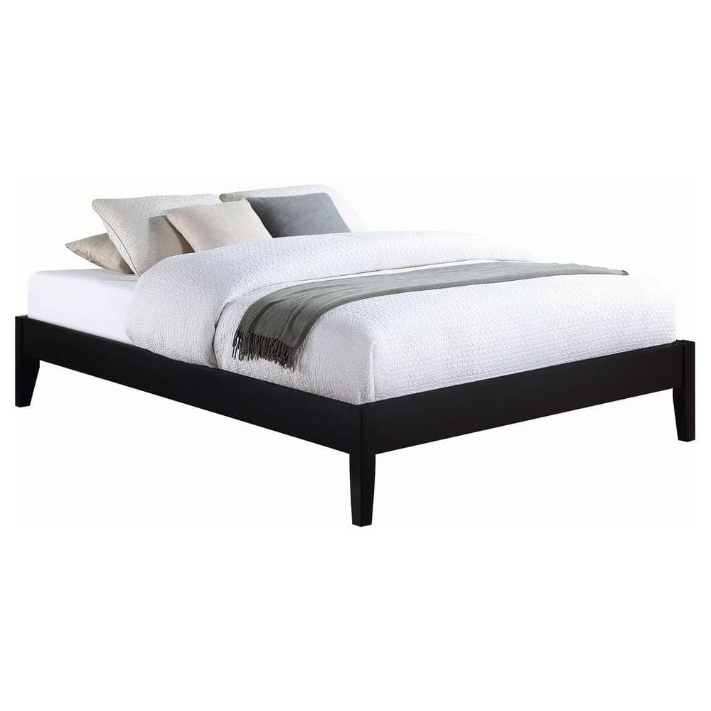 Hounslow Black Wood Frame Queen Platform Bed price history on PriceWatchPro