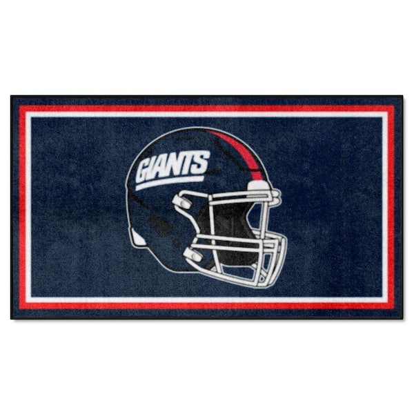 FANMATS New York Giants Navy 3 ft. x 5 ft. Plush Area Rug Retro Collection - 1976