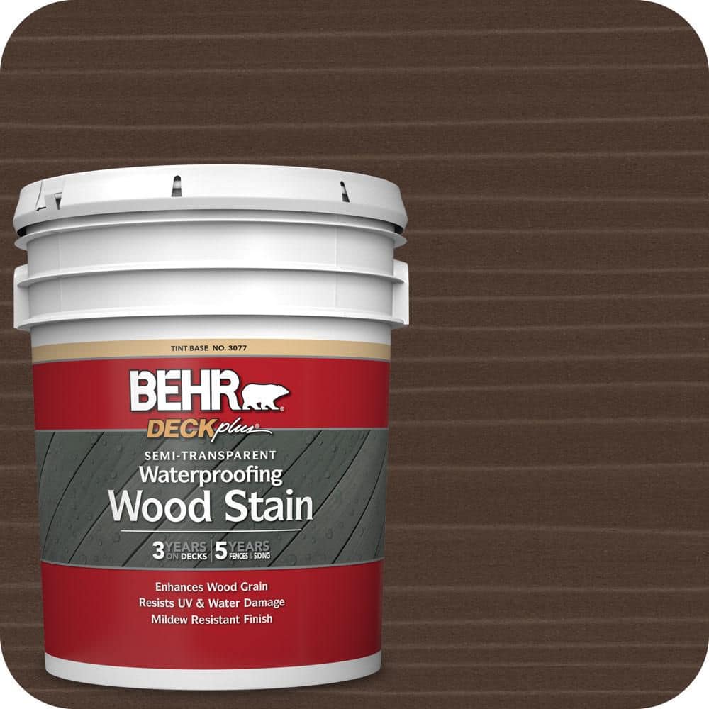5 gal. #ST-201 English Brown Semi-Transparent Waterproofing Exterior Wood Stain price history on PriceWatchPro