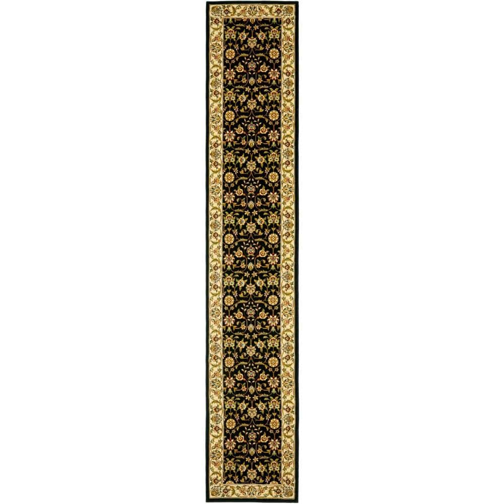 Lyndhurst Black/Ivory 2 ft. x 14 ft. Speckled Floral Runner Rug price history on PriceWatchPro