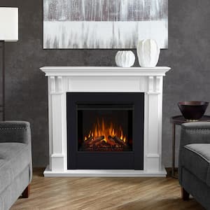 Ashley 48 in. Electric Fireplace in White