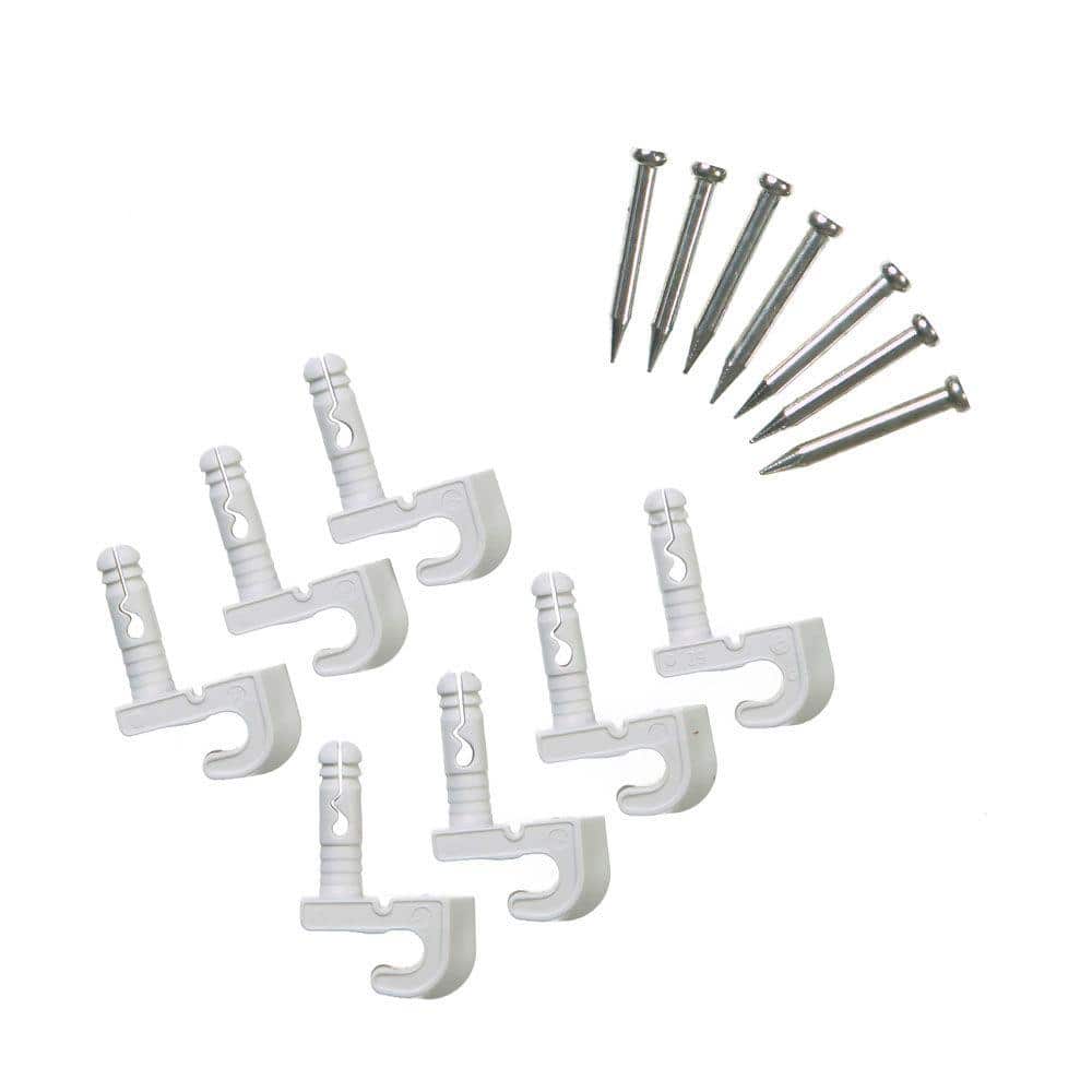 ClosetMaid 7 Dry WALL CLIPS  PART #6610 NEW 