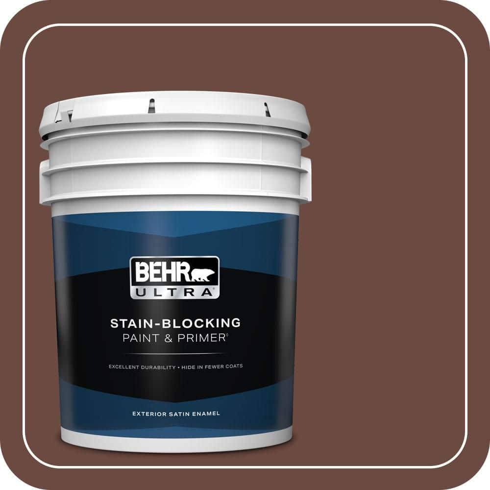5 gal. #BNC-32 Maximum Mocha Satin Enamel Exterior Paint & Primer price history on PriceWatchPro