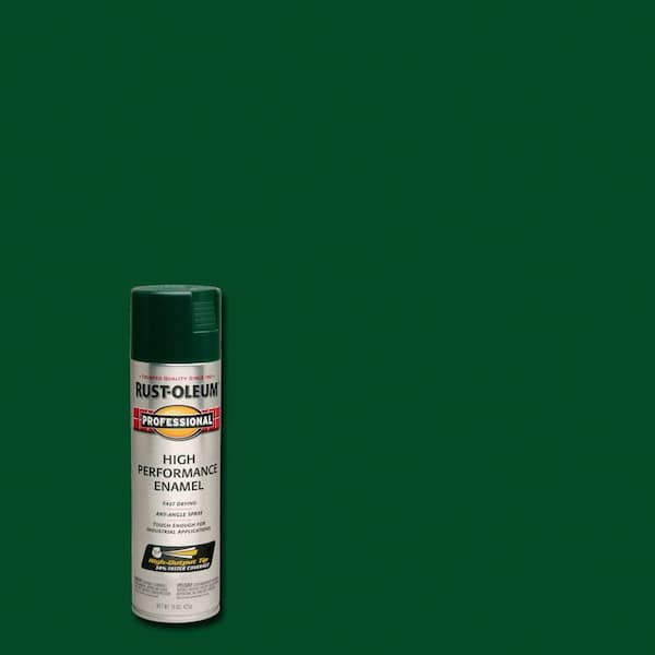 Rust-Oleum Professional 15 oz. High Performance Enamel Gloss Hunter Green Spray Paint