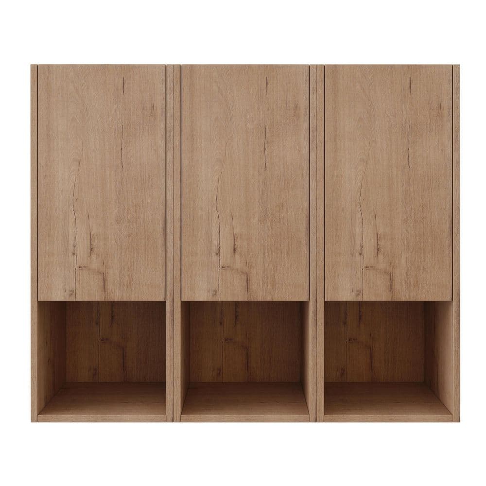 36 in. W x 10 in. D x 30 in. H Brown Imitative Oak Linen Cabinet price history on PriceWatchPro