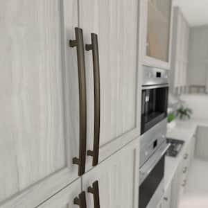 Marsala Collection 12 5/8 in. (320 mm) Grooved Honey Bronze Transitional Rectangular Appliance Bar Pull