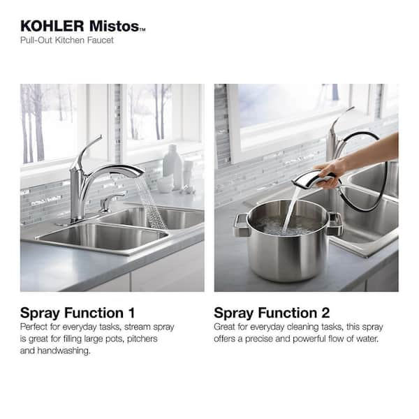 Mueller Home Pull Out Kitchen Faucet & Reviews