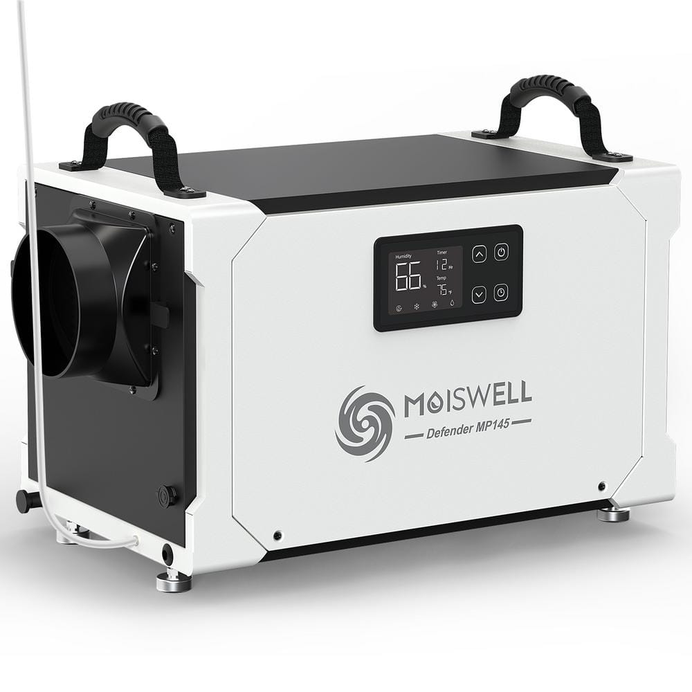 145 pt. 6,000 sq. ft. Bucketless Energy Star Commercial Dehumidifier with Pump for Crawlspace and Basement in White price history on PriceWatchPro