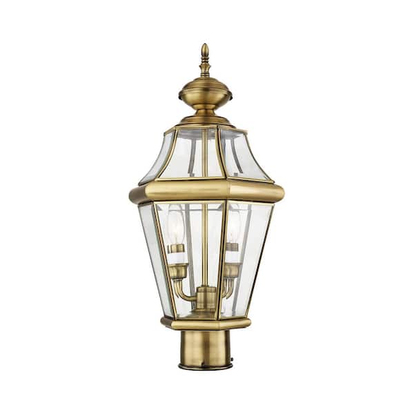 Small Plantation Lantern, Antique Brass – High Street Market