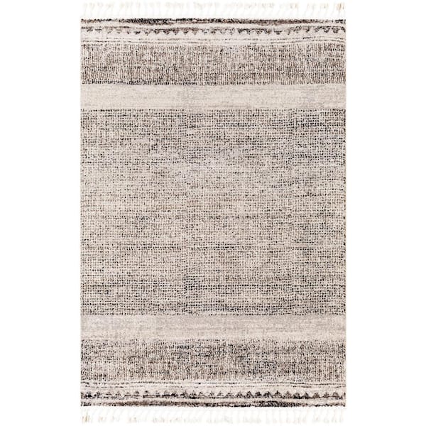Artistic Weavers Blackburn Dark Grey 7 ft. x 9 ft. Global Indoor Area Rug