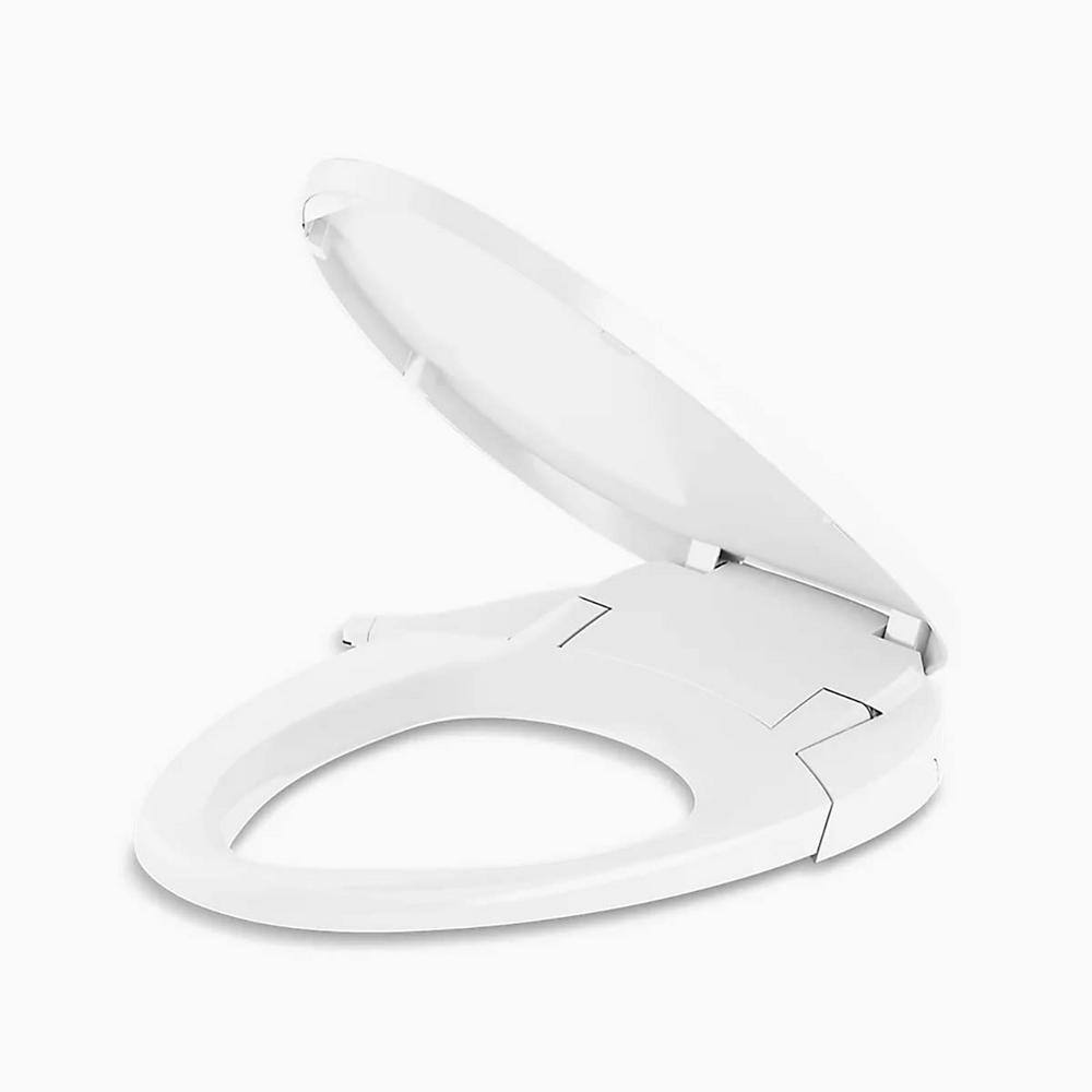 PureWash M300 White Elongated Manual Bidet Toilet Seat