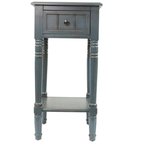 Decor Therapy Simplify Antique Navy 1Drawer End Table FR1548