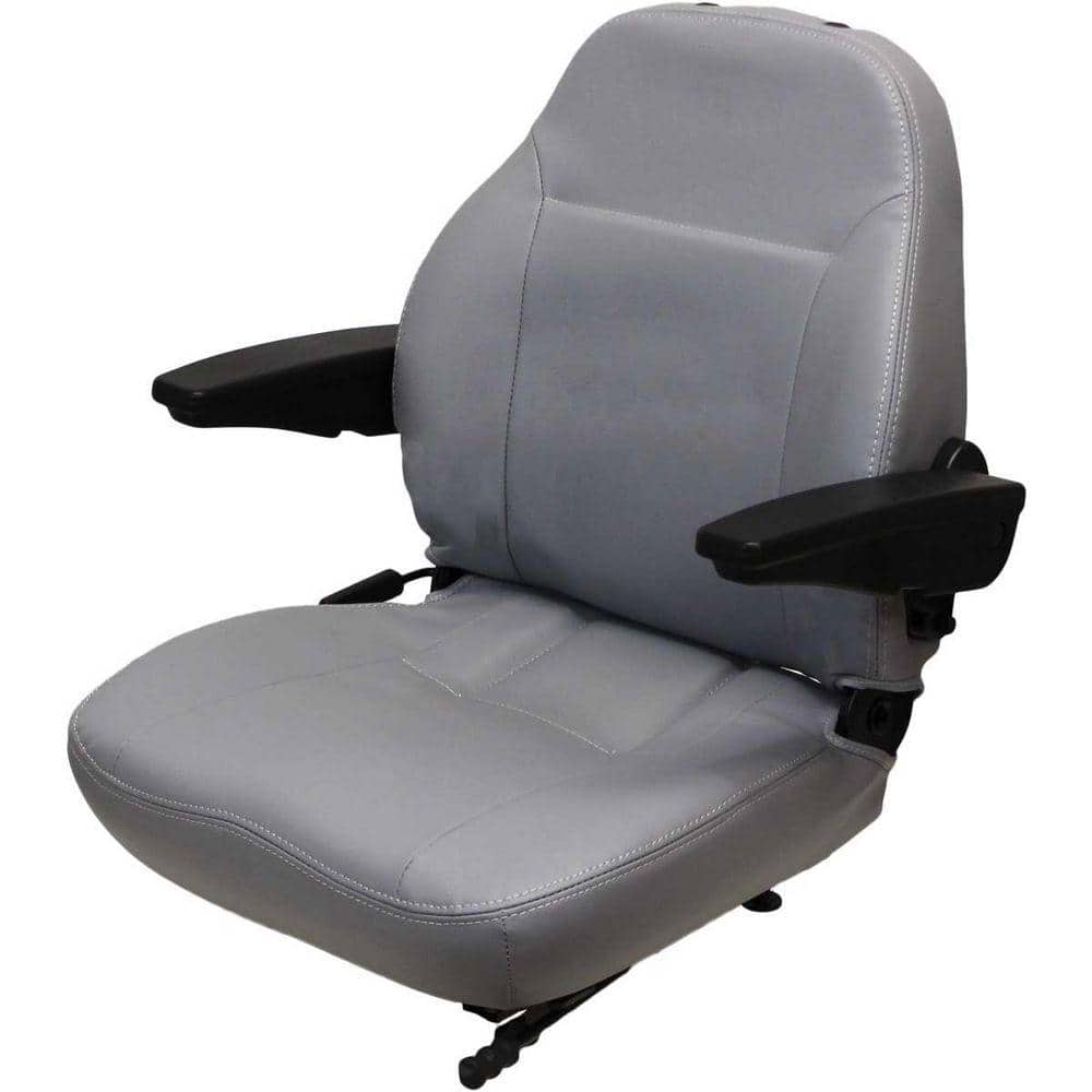 Gray KM 441 Seat Assembly for Turf, Material Handling, Skid Steers, and Ground Service Equipment with Armrests price history on PriceWatchPro