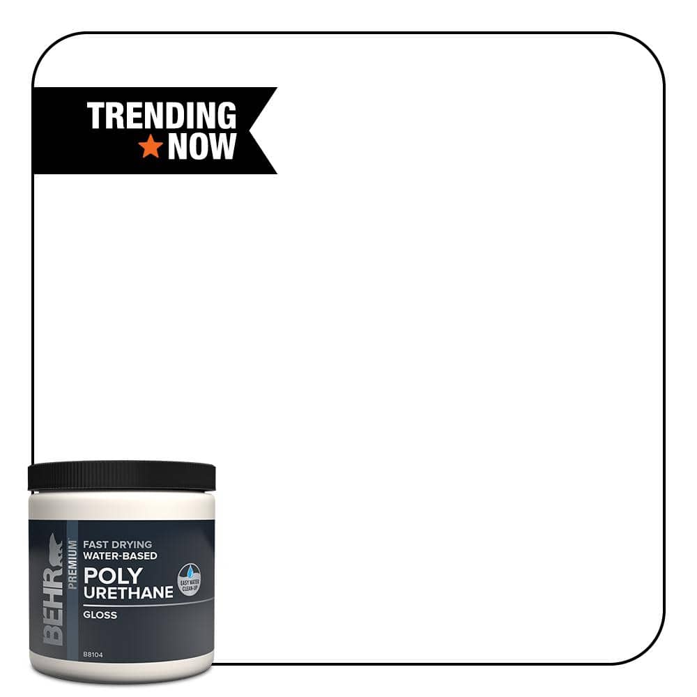 8 oz. Gloss Clear Fast Drying Water-Based Interior Polyurethane price history on PriceWatchPro