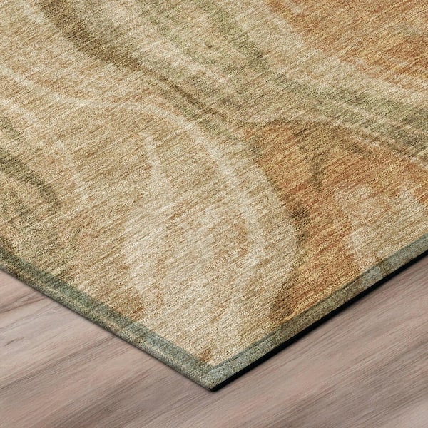 Chantille Machine Washable Indoor/Outdoor Abstract ACN3025 Beige 9 ft. x 12 ft. Area Rug