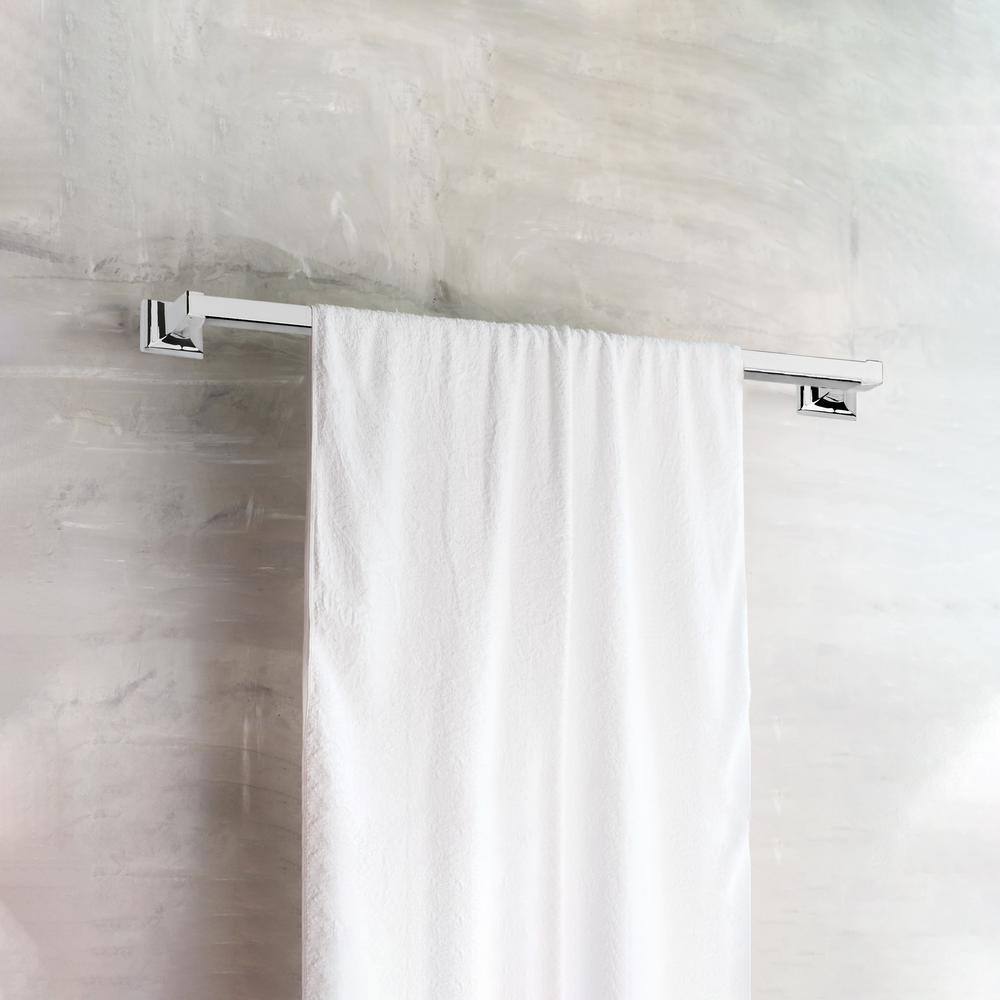 Millbridge 24-Inch Polished Chrome Wall-Mounted Towel Bar