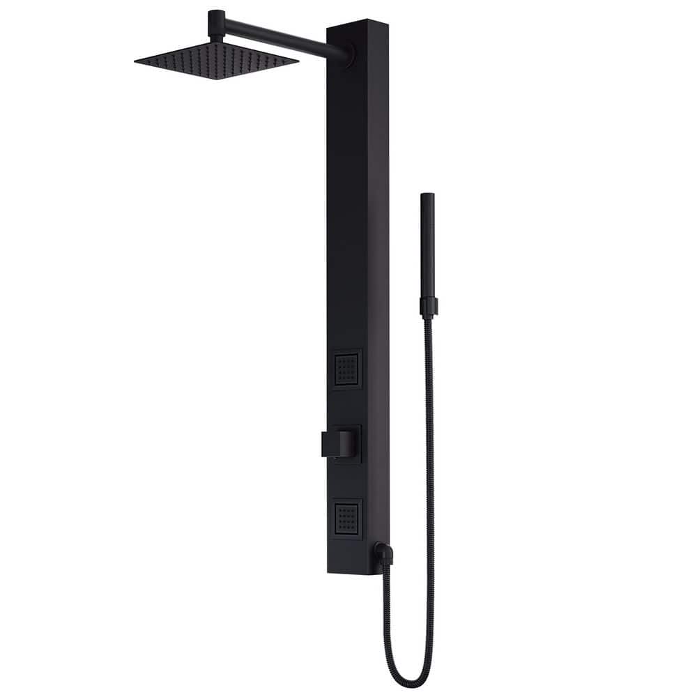 VIGO Orchid, 39 in. H x 4 in. W, 2-Jet High Pressure Shower Panel