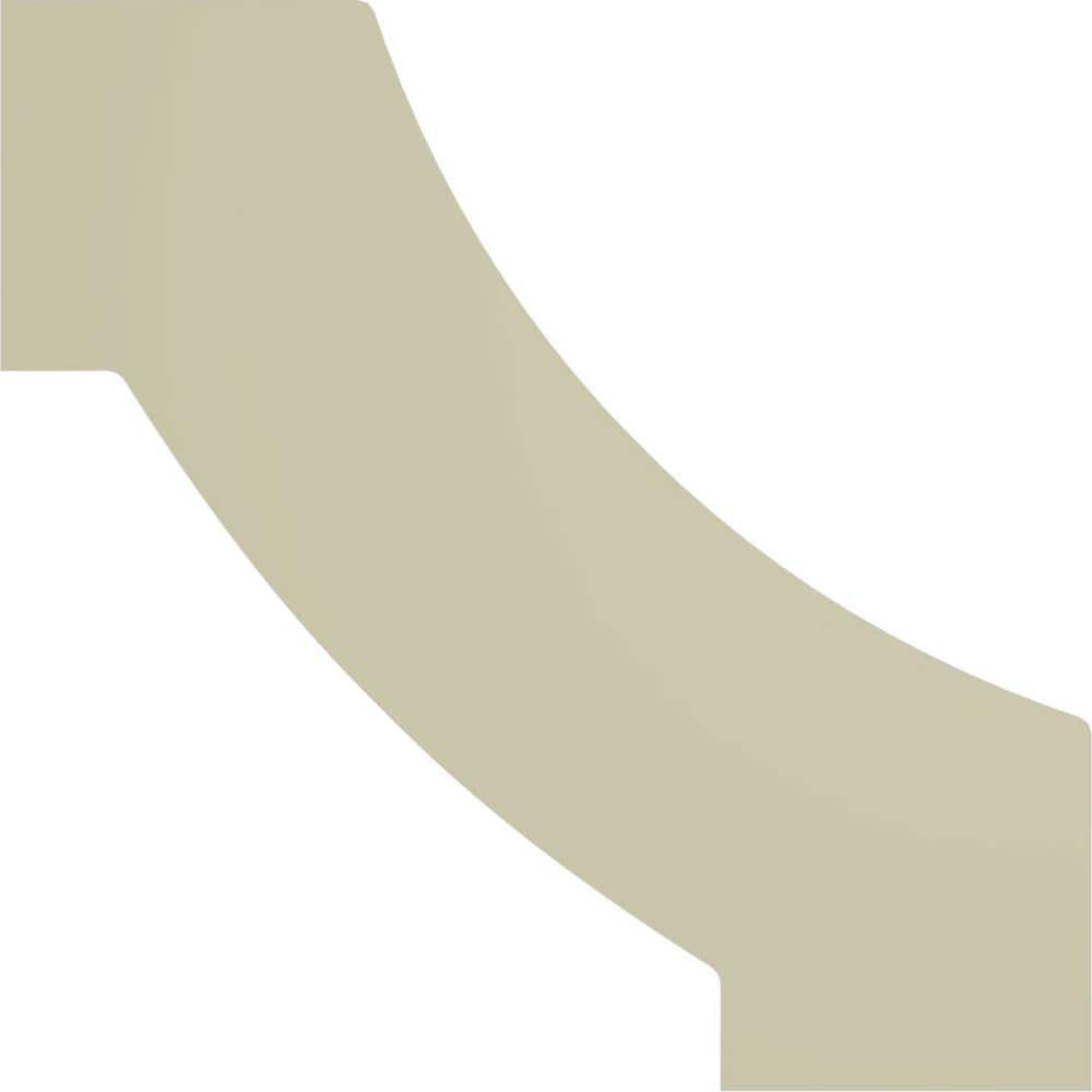 Gray High-Density Urethane Crown Moulding Corner
