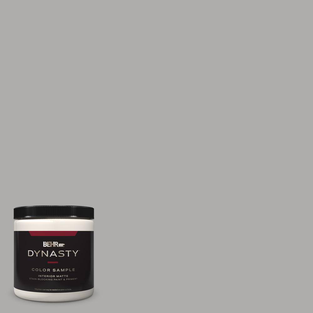 BEHR DYNASTY 8 oz. N5203 Flannel Gray OneCoat Hide Matte Stain