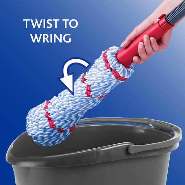 How to use the Vileda MicroTwist mop - microfibres that remove