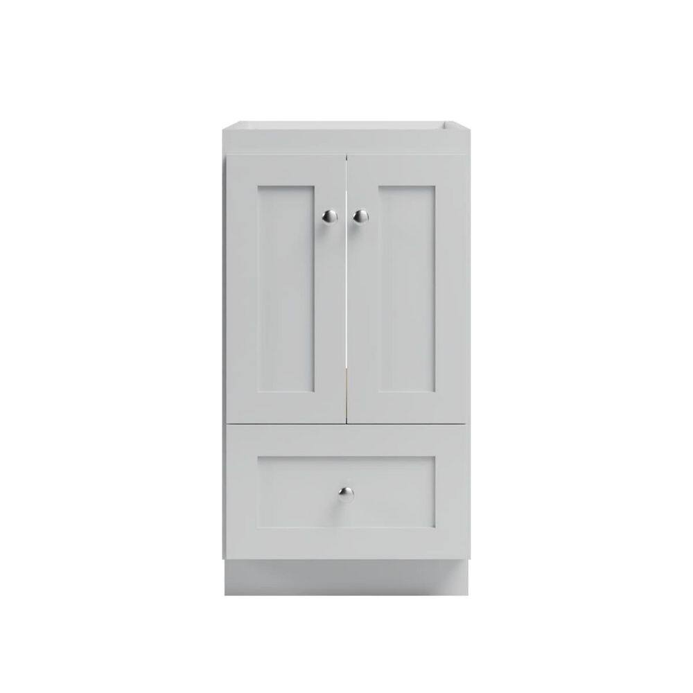 Shaker 18 in. W x 21 in. D x 34.5 in. H Bath Vanity Cabinet without Top in Dewy Morning price history on PriceWatchPro