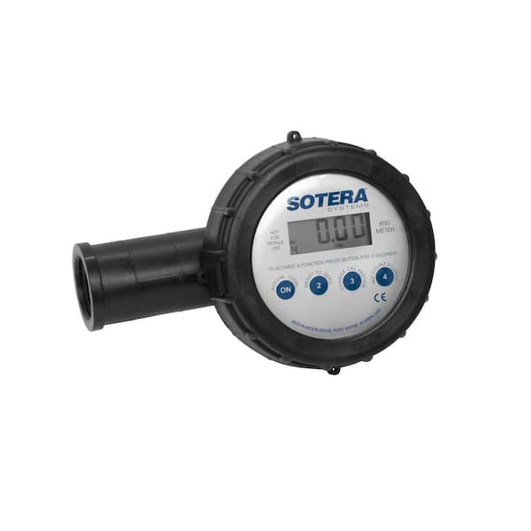 2 GPM - 20 GPM Digital Chemical Transfer Meter with Air Sensor (Utility Accessory)