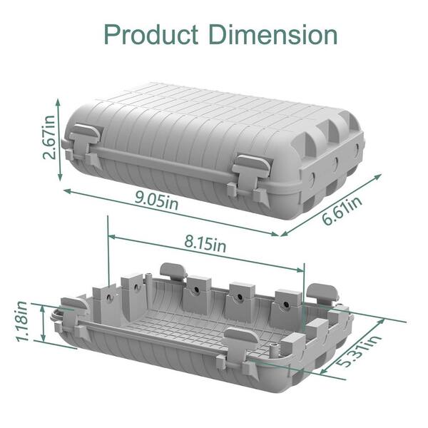 Vrbgify Outdoor Waterproof Electrical Box Cover Protector