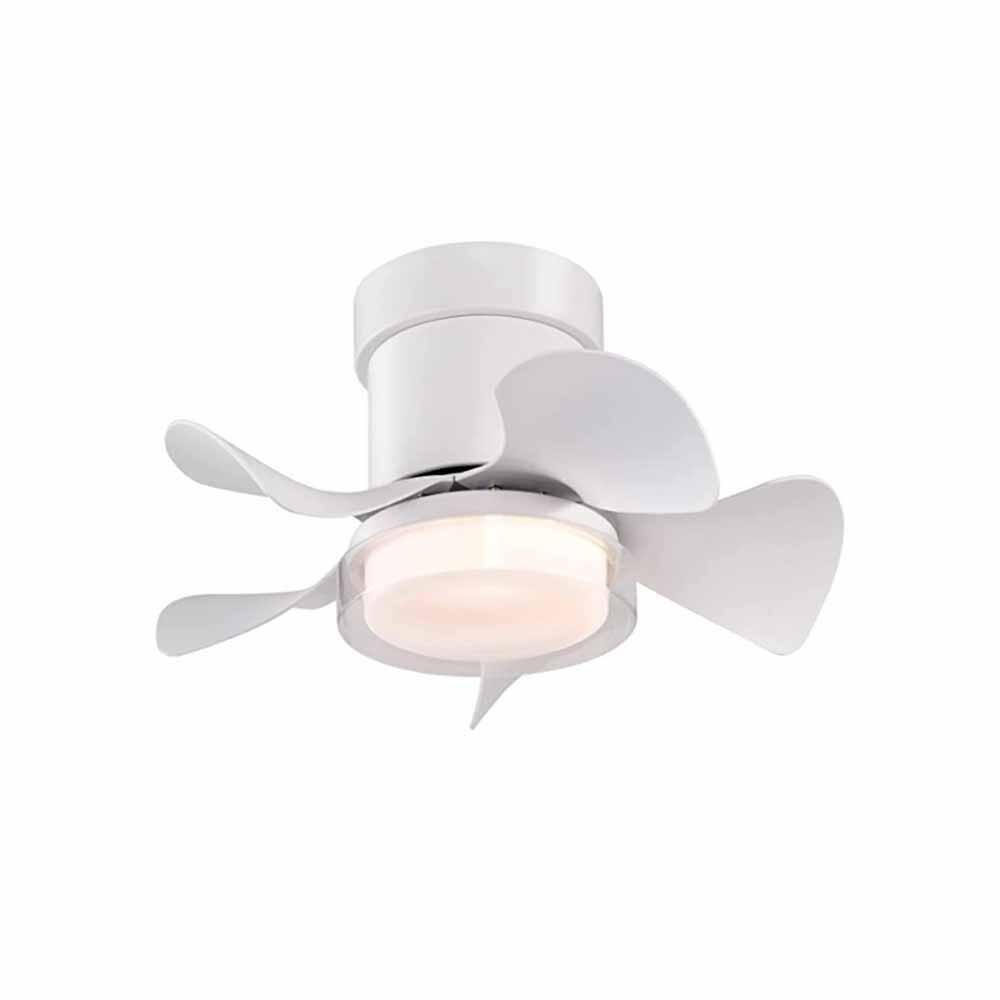 MODERN HABITAT Blade Span 21 in. Indoor Matte White Modern Ceiling Fan