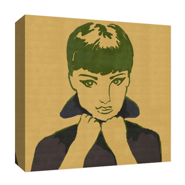PTM Images ''Sepia Woman III'' Canvas Abstract Wall Art 15 in. x 15 in.