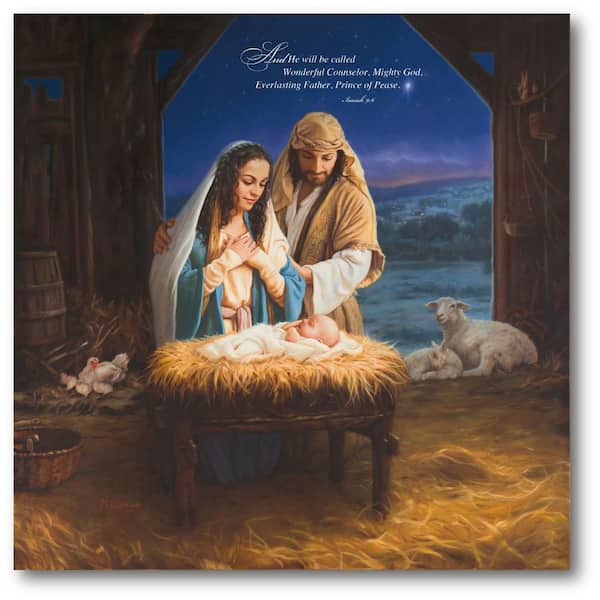 Courtside Market He Shall Be Called Gallery-Wrapped Canvas Wall Art 16 in. x 16 in.