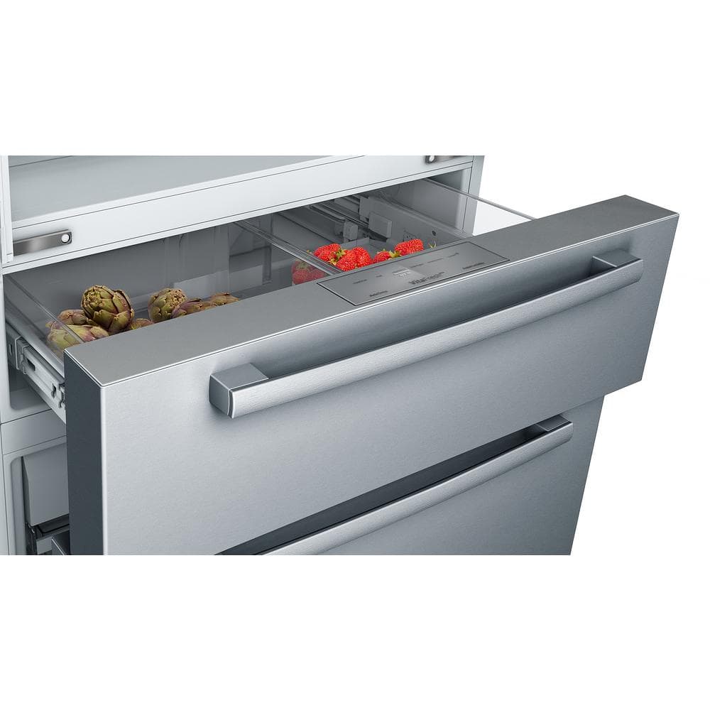 36 Inch Stainless Steel Smart French Door Refrigerator with Ice Maker