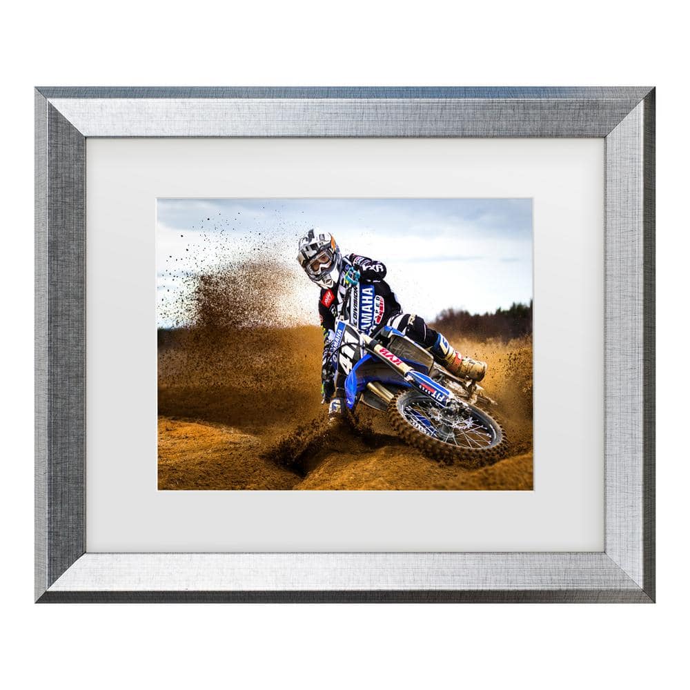 Attila Szabo Desert King Silver Framed Canvas Wall Art