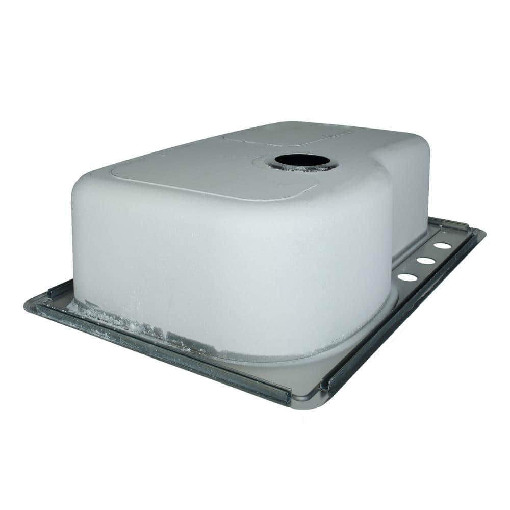 33'' Matte Stainless Steel Drop-In Single Bowl Kitchen Sink