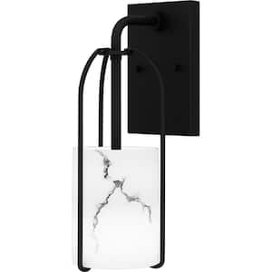 Fairbanks 1 Light Matte Black Wall Sconce