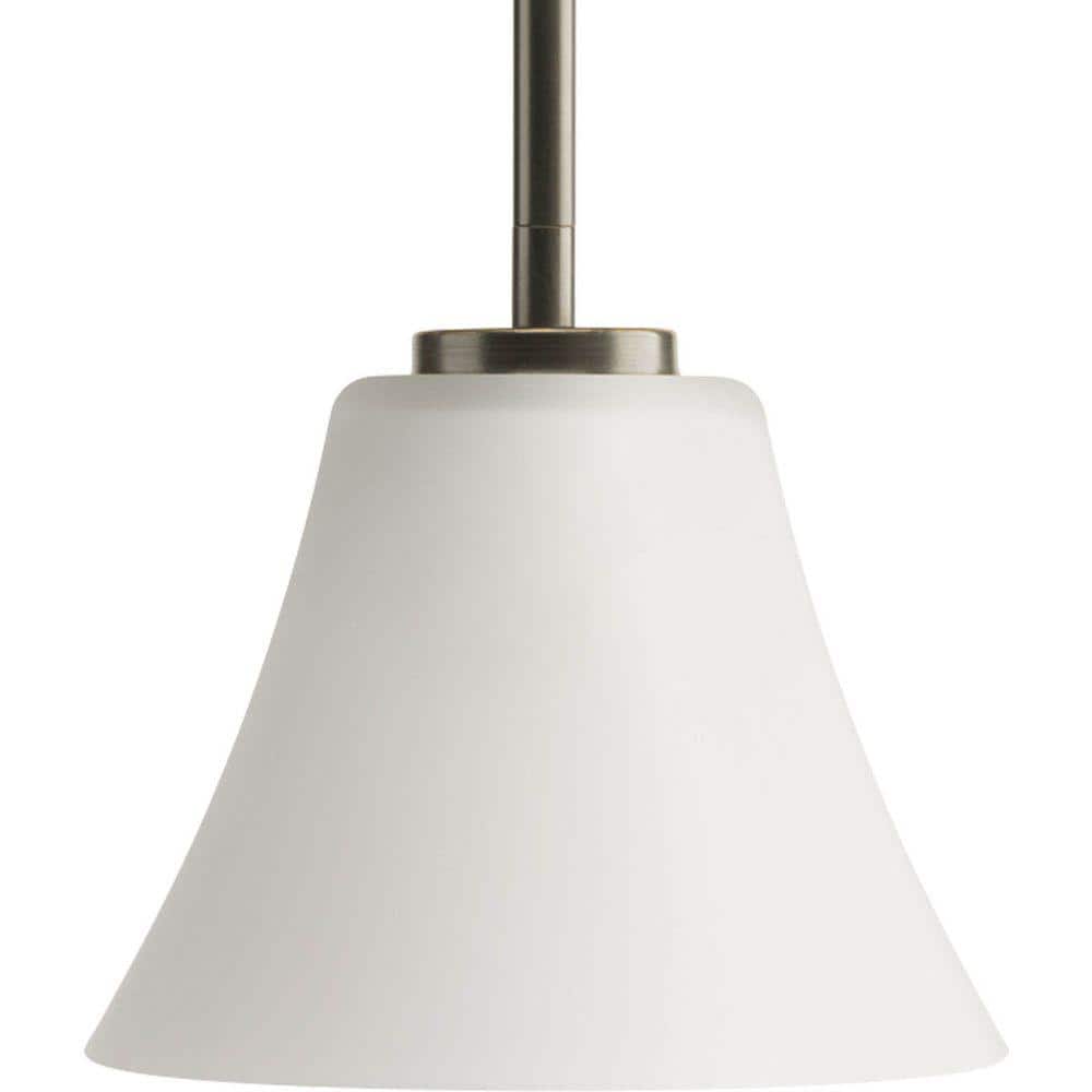 Antique Bronze Etched Glass Mini Pendant Light