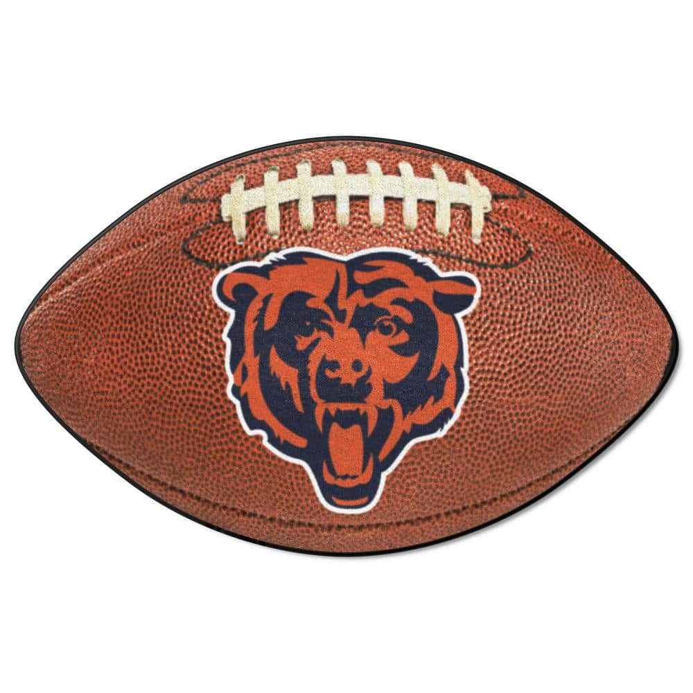 FANMATS Chicago Bears Brown Football Rug - 20.5in. x 32.5in. 39972 ...