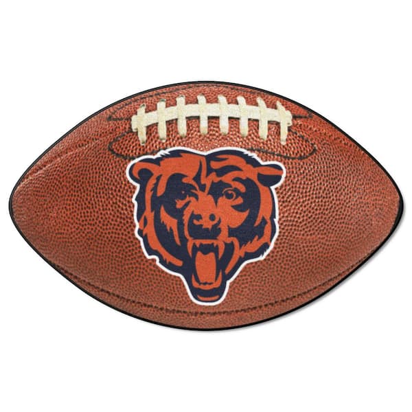 FANMATS Chicago Bears Brown Football Rug - 20.5in. x 32.5in.
