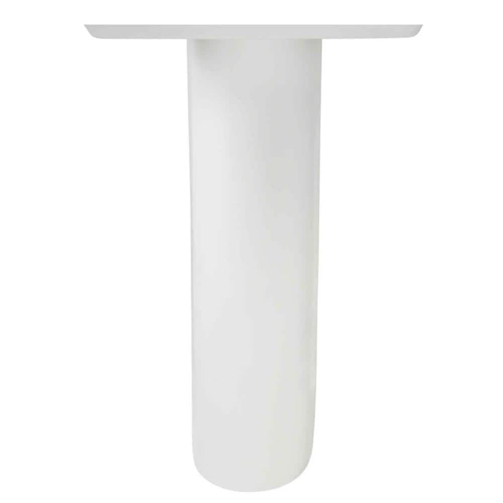 Boulevard Tropic Vitreous China Pedestal Leg in White