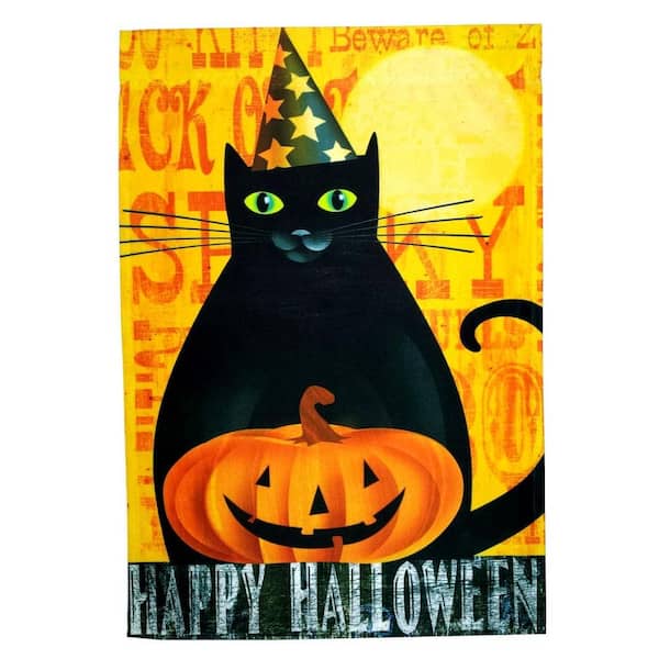 1 ft. x 1-1/2 ft. Halloween Night Sublimated Garden Flag