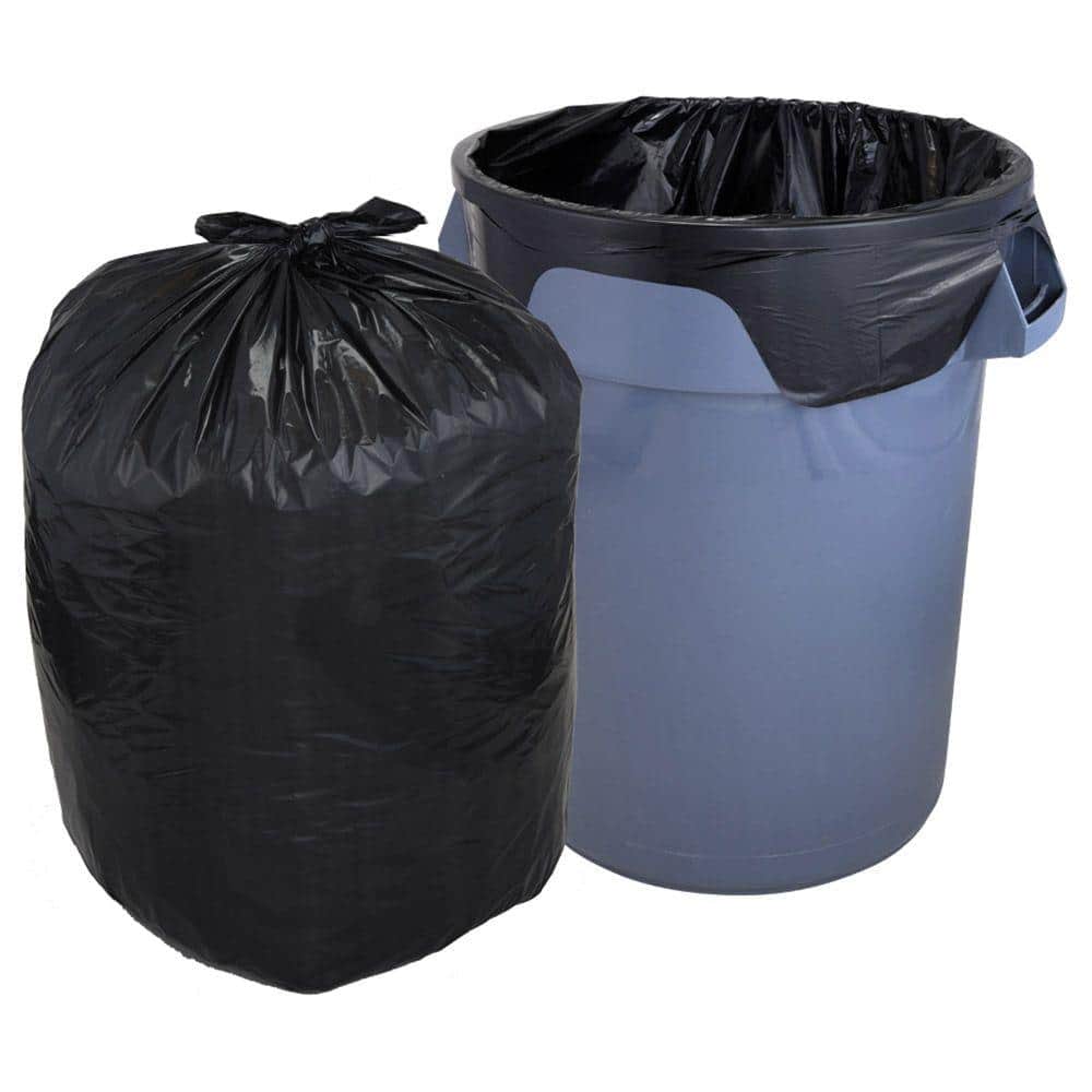 Hefty® Easy Flaps Trash Bags, 30 gal, 0.85 mil, 30 x 33, Black
