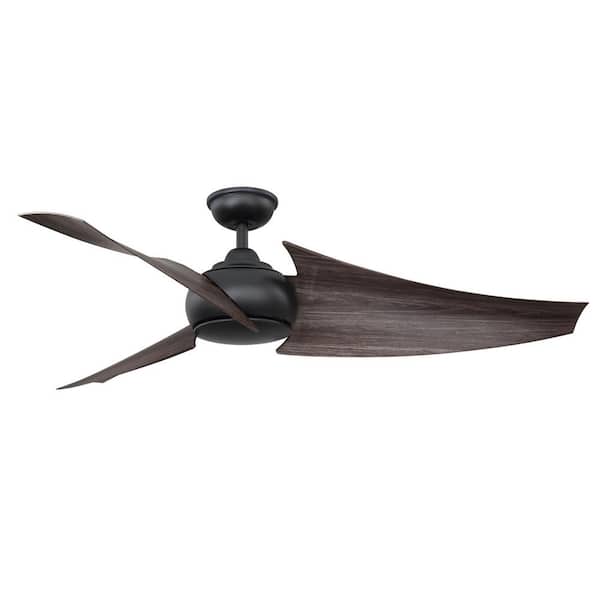 Home Decorators Collection Gainsley 60 in. Matte Black Ceiling Fan